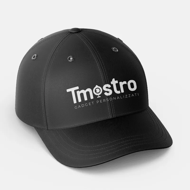 Tmostro cappelli personalizzati neri