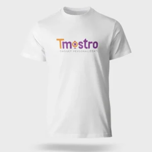 t-shirt personalizzate uomo bianca Tmostro